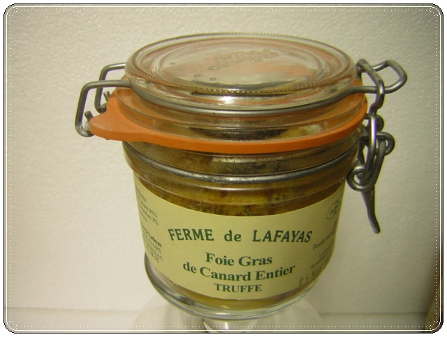Foie gras de canard entier truffé bocal 180 g